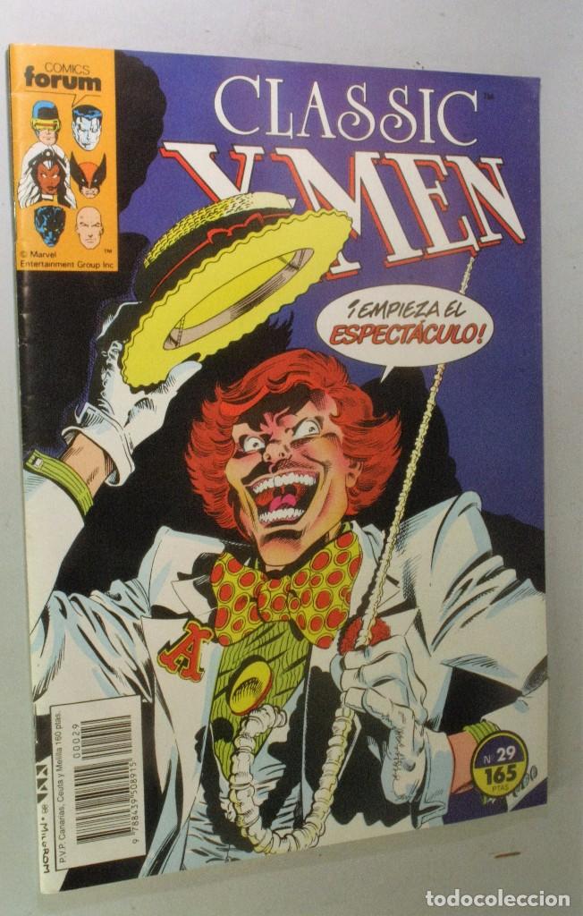 C&oacute;mics: FORUM. Comic de Classic X MEN de Marvel n&ordm;29. En castellano 1990 - Foto 1