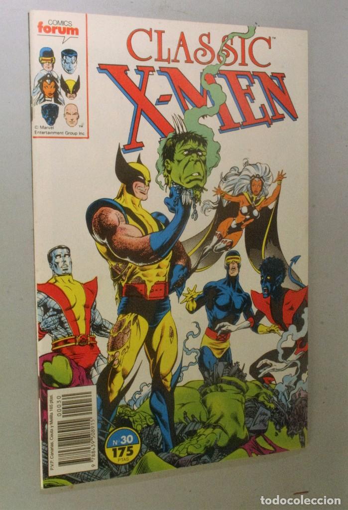 C&oacute;mics: FORUM. Comic de Classic X MEN de Marvel n&ordm;30. En castellano 1991 - Foto 1