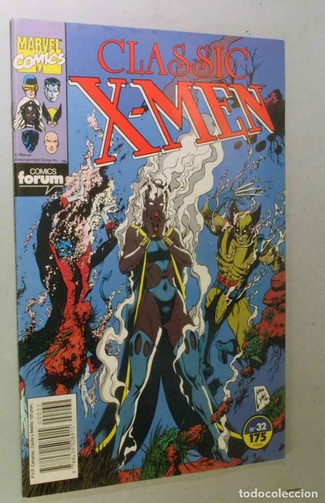 C&oacute;mics: FORUM. Comic de Classic X MEN de Marvel n&ordm;32. En castellano 1991 - Foto 1