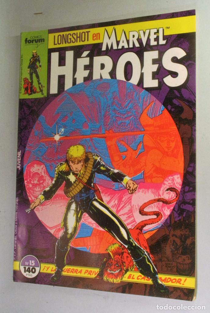 Comics : FORUM. Comic de Marvel Héroes. Longshot. Nº15 1988. En castellano