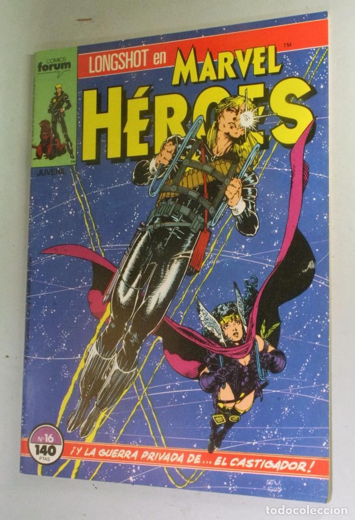 C&oacute;mics: FORUM. Comic de Marvel H&eacute;roes. Longshot. N&ordm;16 1988. En castellano - Foto 1