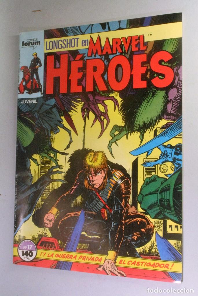 C&oacute;mics: FORUM. Comic de Marvel H&eacute;roes. Longshot. N&ordm;17 1988. En castellano - Foto 1