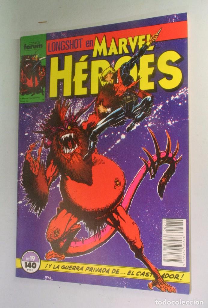 C&oacute;mics: FORUM. Comic de Marvel H&eacute;roes. Longshot. N&ordm;19 1988. En castellano - Foto 1