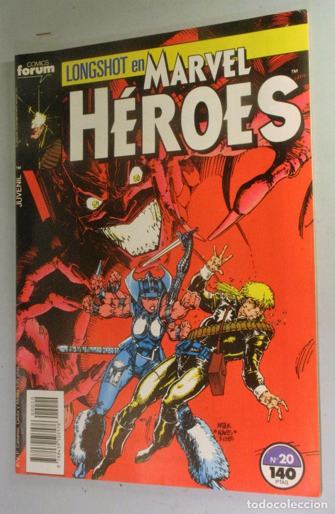 C&oacute;mics: FORUM. Comic de Marvel H&eacute;roes. Longshot. N&ordm;20 1988. En castellano - Foto 1