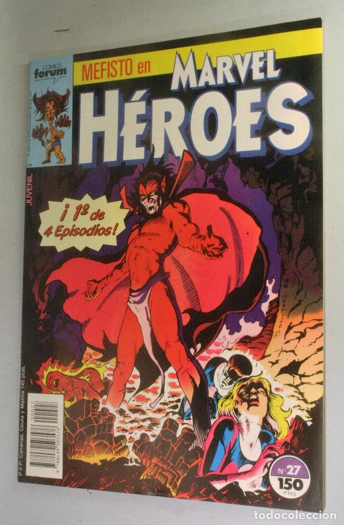 C&oacute;mics: FORUM. Comic de Marvel H&eacute;roes. Mefisto. N&ordm;27 1989. En castellano - Foto 1