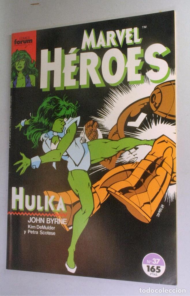 C&oacute;mics: FORUM. Comic de Marvel H&eacute;roes. Hulka. N&ordm;37 1990. En castellano - Foto 1