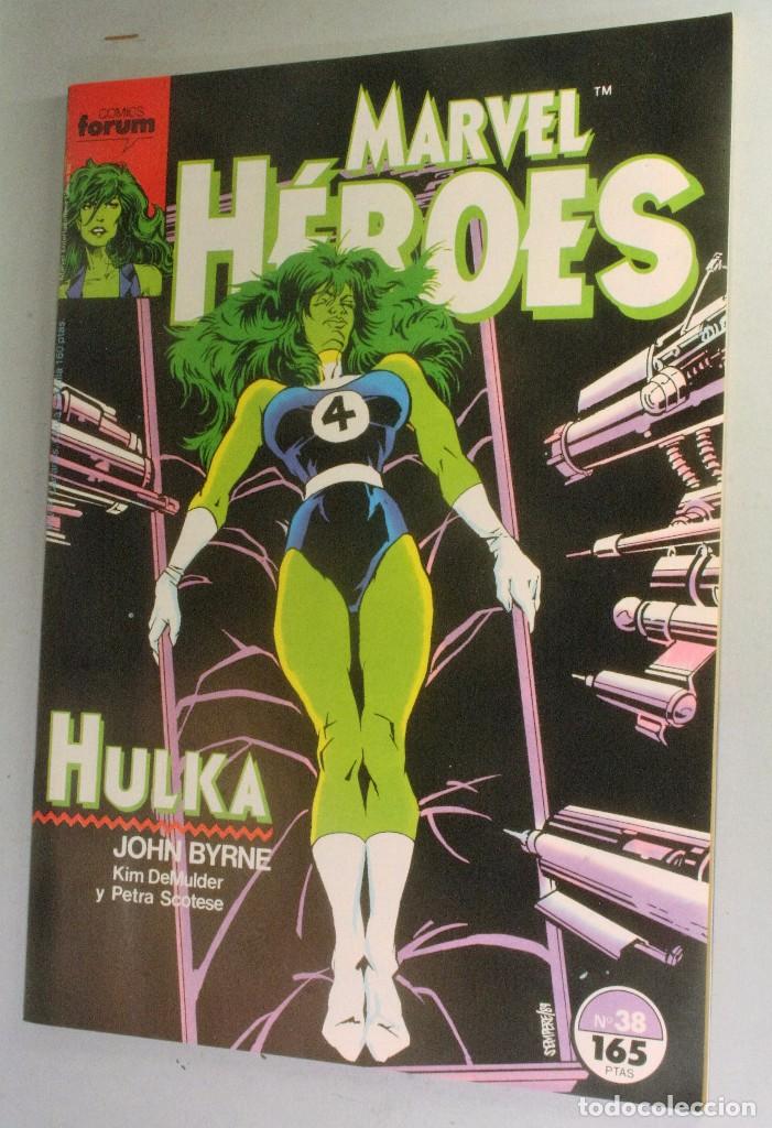 C&oacute;mics: FORUM. Comic de Marvel H&eacute;roes. Hulka. N&ordm;38 1990. En castellano - Foto 1