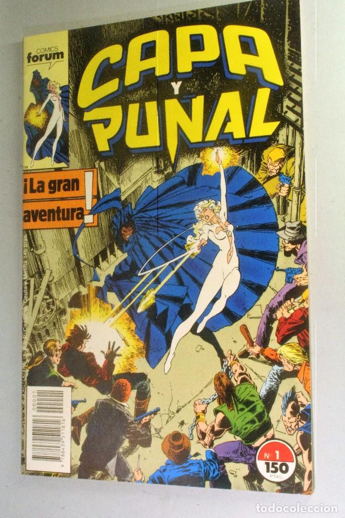 C&oacute;mics: FORUM. Comic de Marvel H&eacute;roes. Capa y Pu&ntilde;al. N&ordm;1 1989. En castellano - Foto 1