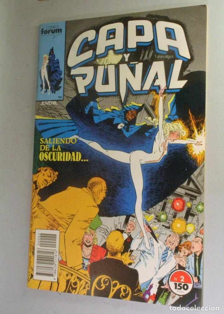 C&oacute;mics: FORUM. Comic de Marvel H&eacute;roes. Capa y Pu&ntilde;al. N&ordm;2 1989. En castellano - Foto 1