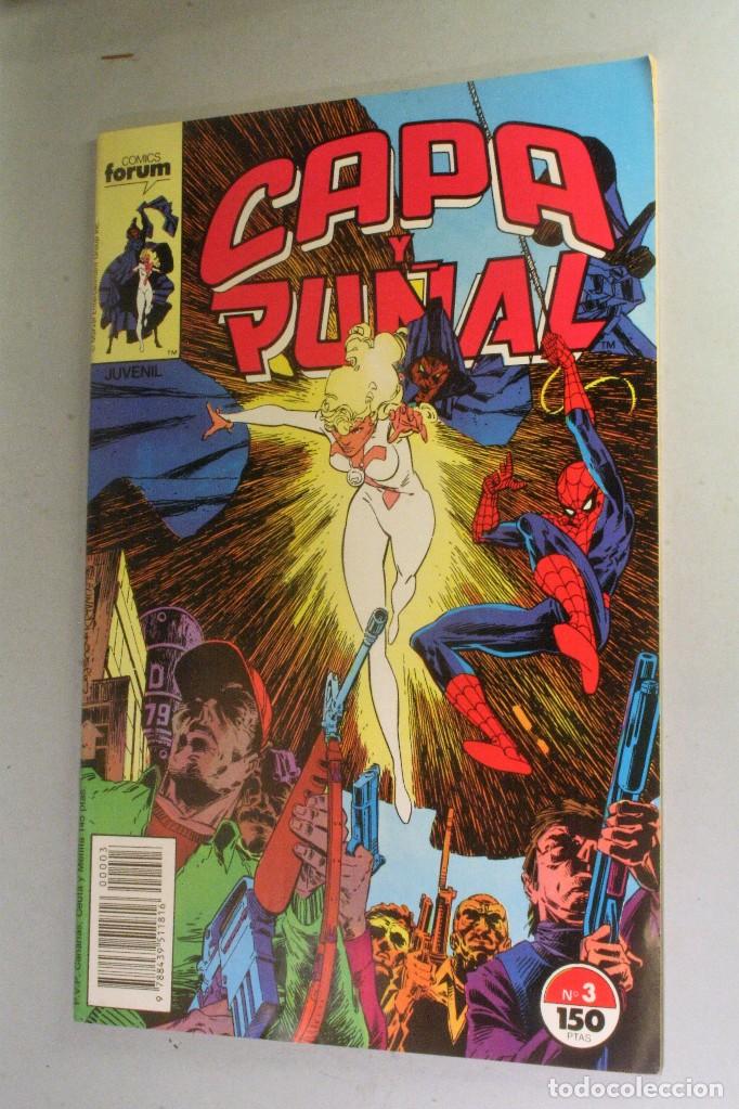 C&oacute;mics: FORUM. Comic de Marvel H&eacute;roes. Capa y Pu&ntilde;al. N&ordm;3 1989. En castellano - Foto 1