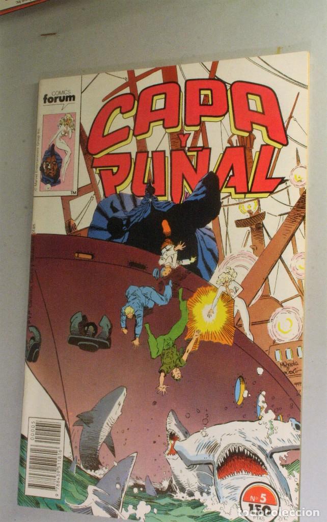 C&oacute;mics: FORUM. Comic de Marvel H&eacute;roes. Capa y Pu&ntilde;al. N&ordm;5 1989. En castellano - Foto 1
