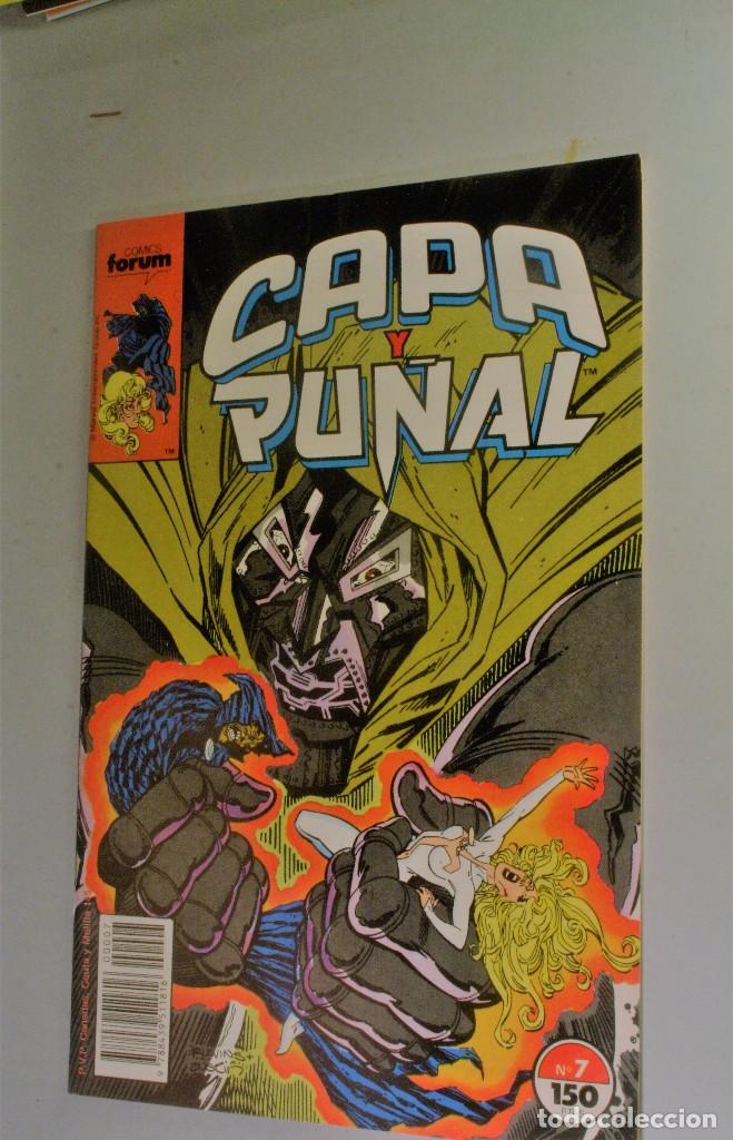 C&oacute;mics: FORUM. Comic de Marvel H&eacute;roes. Capa y Pu&ntilde;al. N&ordm;7 1989. En castellano - Foto 1