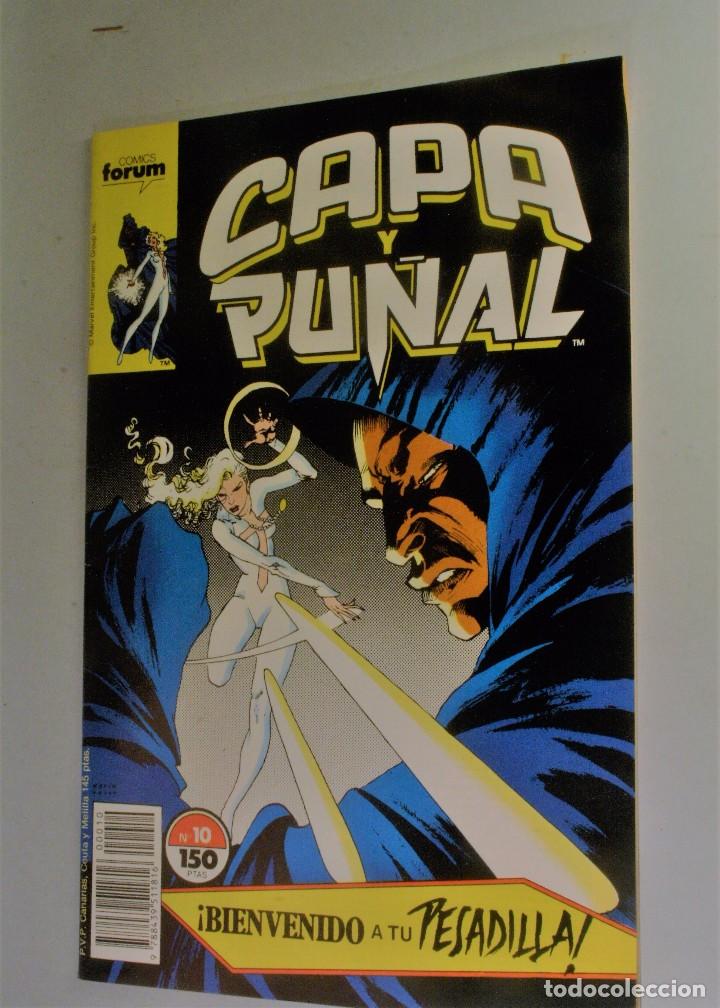 C&oacute;mics: FORUM. Comic de Marvel H&eacute;roes. Capa y Pu&ntilde;al. N&ordm;10 1989. En castellano - Foto 1