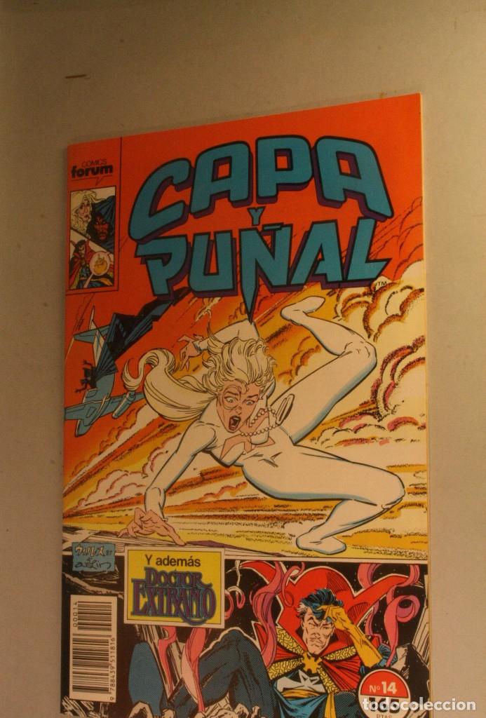 C&oacute;mics: FORUM. Comic de Marvel H&eacute;roes. Capa y Pu&ntilde;al. N&ordm;14 1990. En castellano - Foto 1