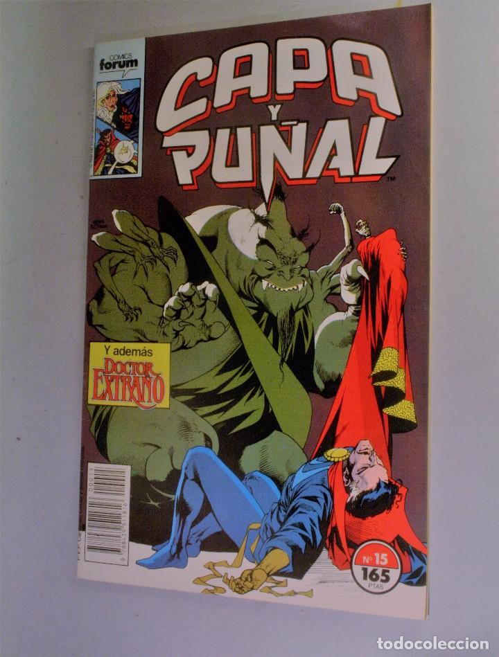 C&oacute;mics: FORUM. Comic de Marvel H&eacute;roes. Capa y Pu&ntilde;al. N&ordm;15 1990. En castellano - Foto 1