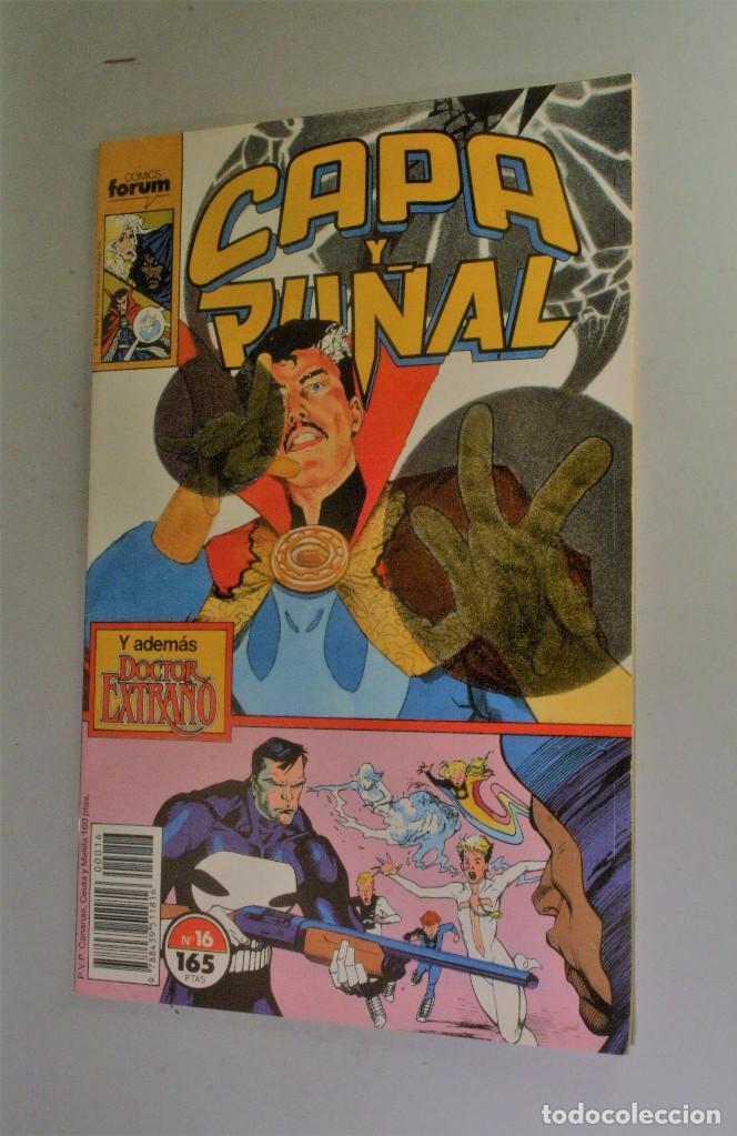 C&oacute;mics: FORUM. Comic de Marvel H&eacute;roes. Capa y Pu&ntilde;al. N&ordm;16 1990. En castellano - Foto 1