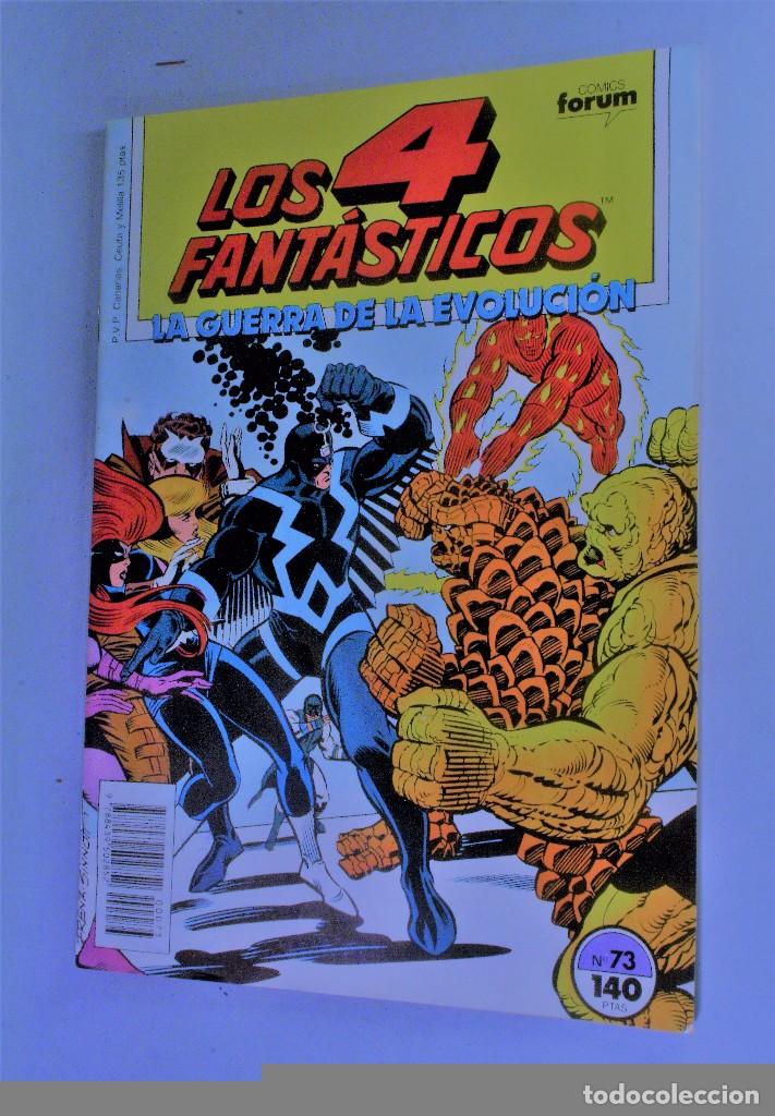 C&oacute;mics: FORUM. Comic Marvel. Los 4 Fant&aacute;sticos. N&ordm;73 1988. En castellano - Foto 1