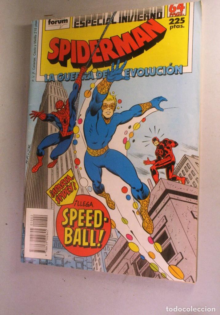 C&oacute;mics: FORUM. Comic Marvel Spiderman. Especial invierno. 1988. En castellano. - Foto 1