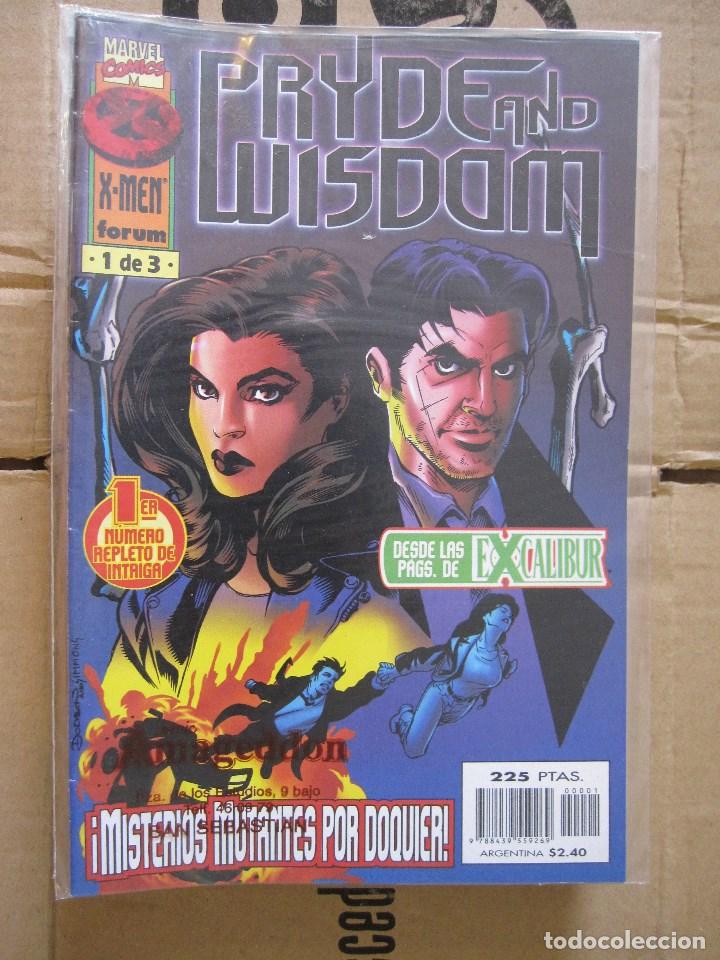 C&oacute;mics: FORUM X MEN. MINISERIE COMPLETA PRYDE Y WISDOM N&ordm;: 1,2,3 - Foto 1