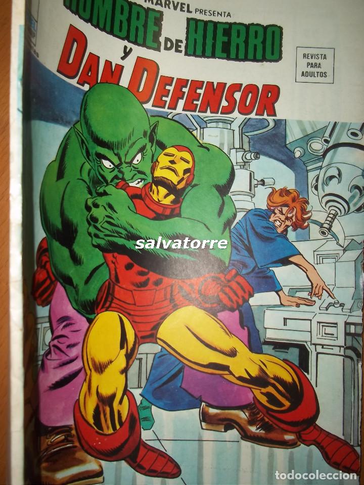 C&oacute;mics: HEROES MARVEL.EL HOMBRE DE HIERRO Y DAN DEFENSOR. - Foto 5