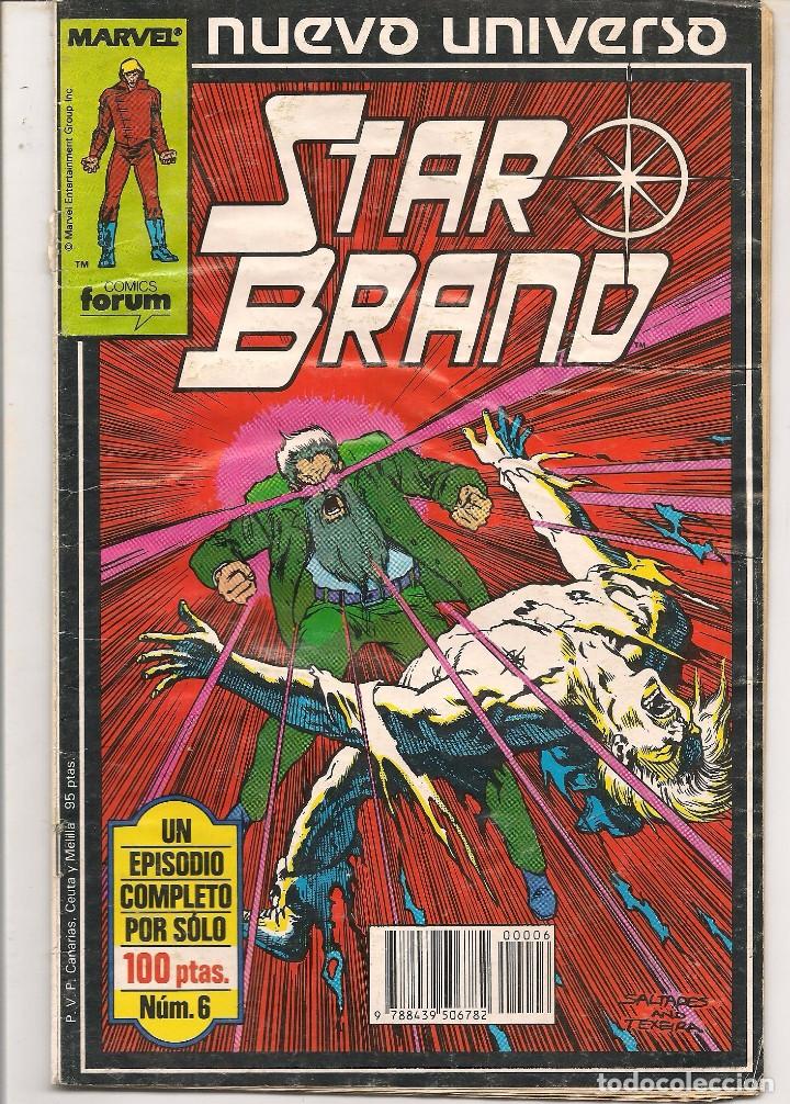 Comics: NUEVO UNIVERSO. STAR BRAND. N&ordm; 6.  FORUM. (Z/C5)