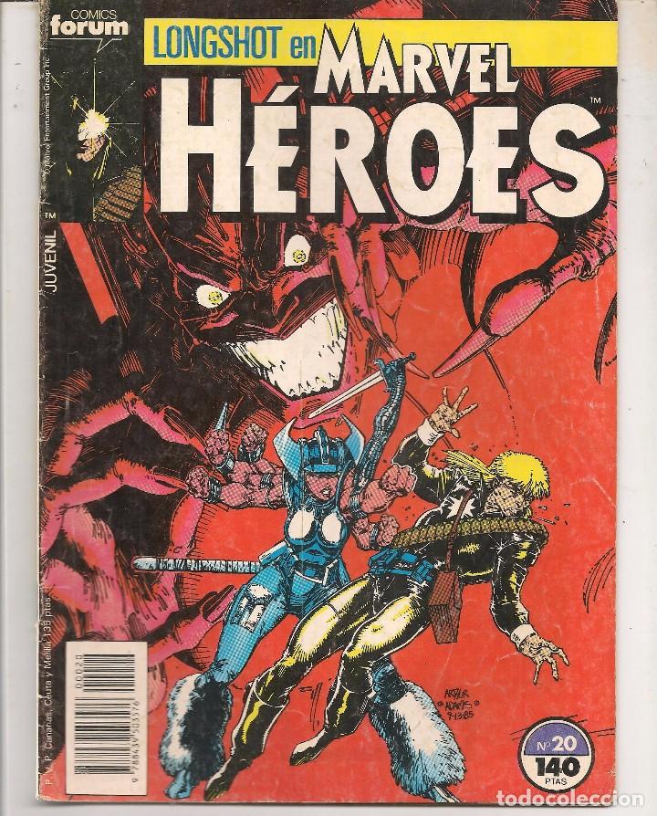 C&oacute;mics: MARVEL H&Eacute;ROES. N&ordm; 20. FORUM. (Z/C5)