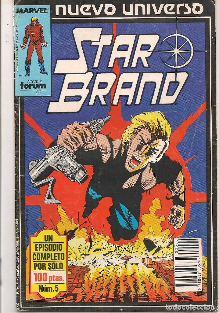 Comics: NUEVO UNIVERSO. STAR BRAND. N&ordm; 5. FORUM. (Z/C5)