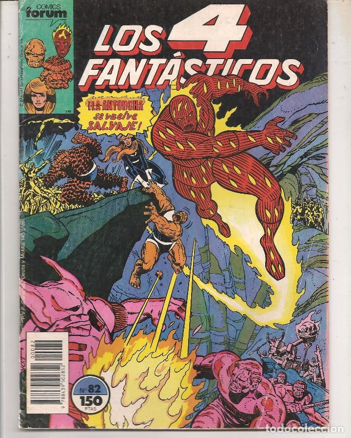 C&oacute;mics: LOS 4 FANTASTICOS. N&ordm; 82. FORUM. (C/A38) - Foto 1