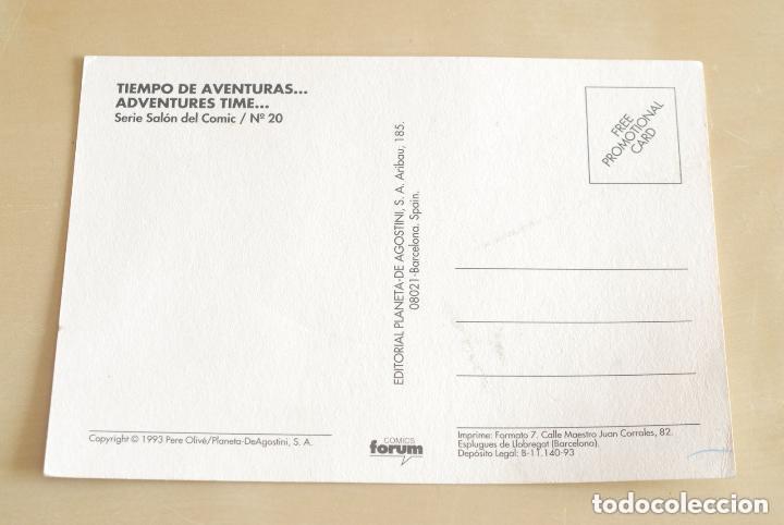 C&oacute;mics: Tarjeta Postal de Comics Forum. Oliv&eacute; 1993. - Foto 2