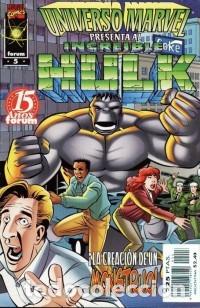 C&oacute;mics: UNIVERSO MARVEL PRESENTA A N&ordm; 5 INCREIBLE HULK - FORUM - ESTADO EXCELENTE - Foto 1
