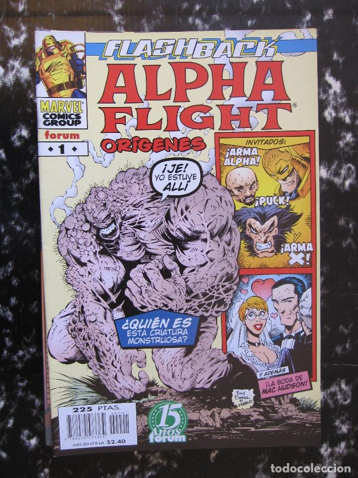 C&oacute;mics: FORUM. ALPHA FLIGHT ORIGENES. NUEVO - Foto 1