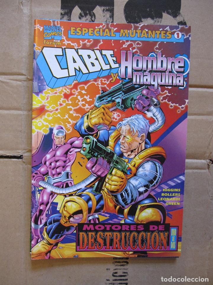 C&oacute;mics: FORUM. CABLE Y HOMBRE MAQUINA. NUEVO - Foto 1