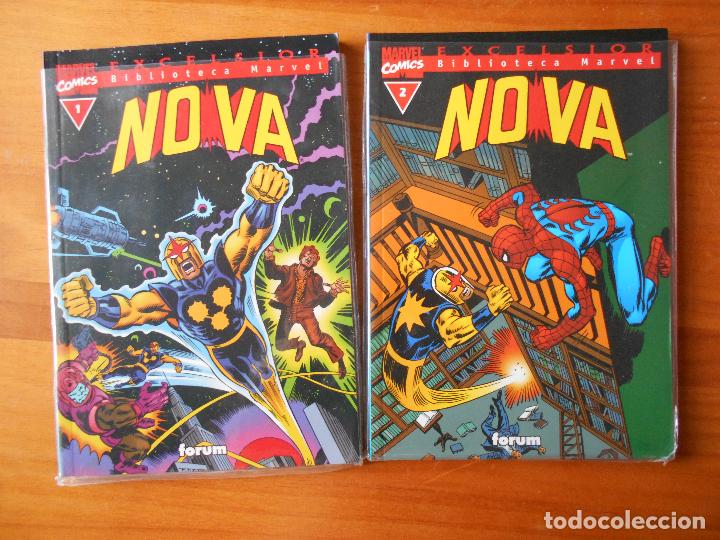C&oacute;mics: BIBLIOTECA MARVEL - NOVA N&ordm; 1 Y 2 - FORUM (U2) - Foto 1