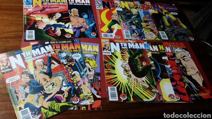 C&oacute;mics: N TH MAN EXCELENTE ESTADO THE ULTIMATE NINJA COMPLETA MAXISERIE FORUM - Foto 1