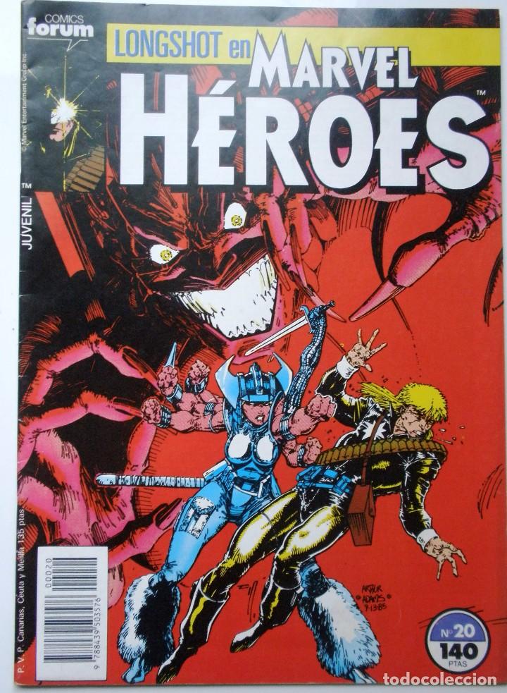 C&oacute;mics: COMIC DE MARVEL HEROES LONGSHOT DE LOS A&Ntilde;OS 80 - Foto 1