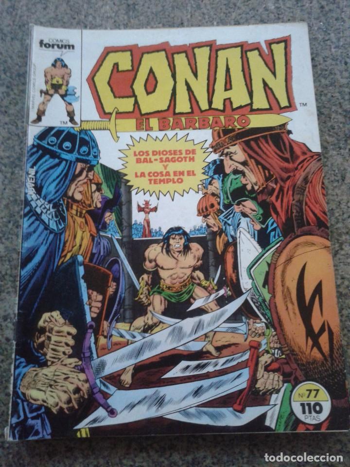 C&oacute;mics: CONAN EL BARBARO -- VOL. 1 -- N&ordm; 77 -- FORUM -- - Foto 1