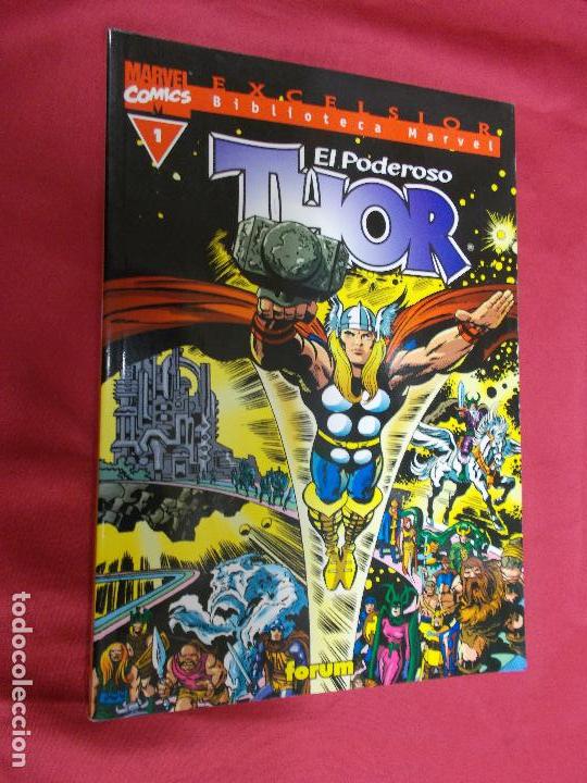 C&oacute;mics: EL PODEROSO THOR. N&ordm; 1. BIBLIOTECA MARVEL. FORUM. - Foto 1