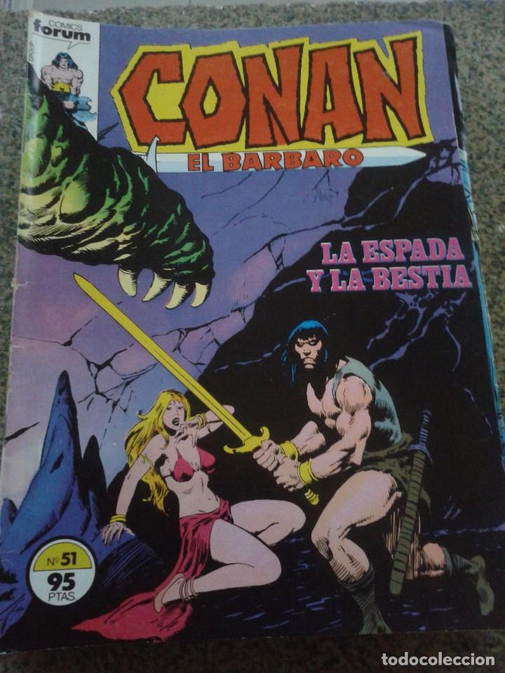 C&oacute;mics: CONAN EL BARBARO -- VOL. 1 -- N&ordm; 51 -- FORUM -- - Foto 1