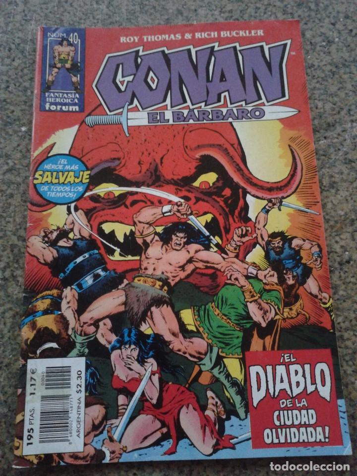 C&oacute;mics: CONAN EL BARBARO -- N&ordm; 40 -- 2&ordf; EDICION -- FORUM -- - Foto 1