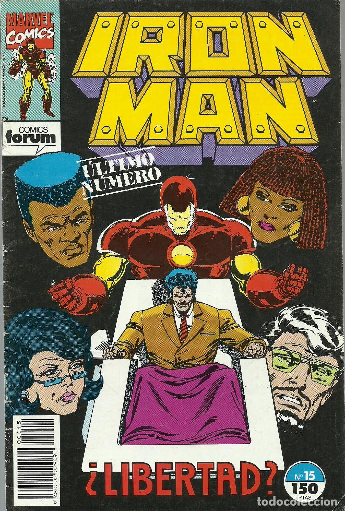 C&oacute;mics: IRON MAN N&ordm; 15 ULTIMO NUMERO MARVEL FORUM - Foto 1