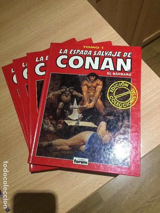 C&oacute;mics: Espada salvaje de Conan. Tomos rojos. 1 al 13. - Foto 1