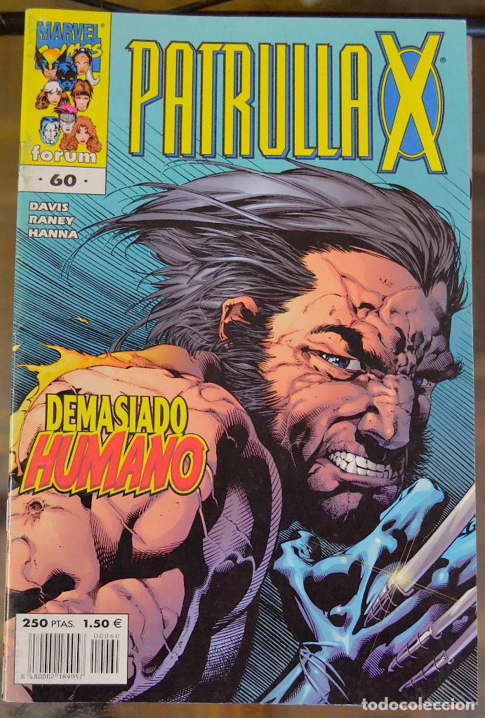 C&oacute;mics: 4 ejemplares de Patrulla X de Forum: 60, 61, 62, 63. - Foto 1
