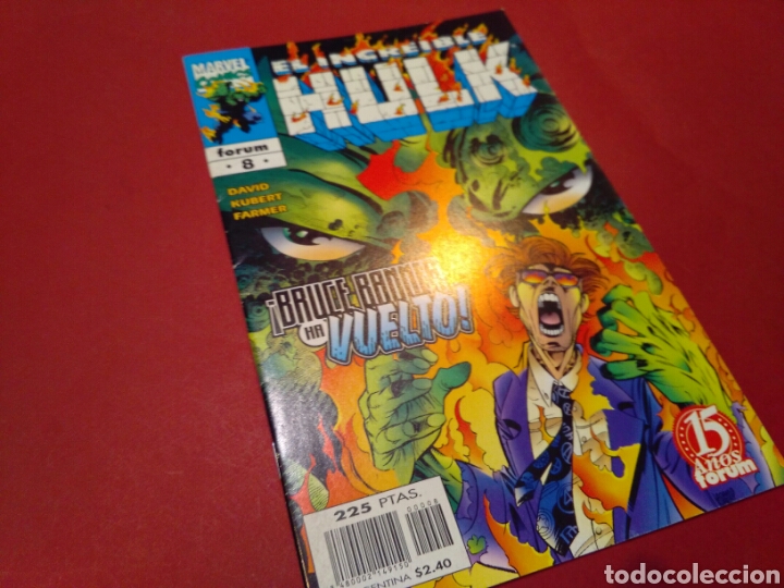 C&oacute;mics: EL INCREIBLE HULK 8 EXCELENTE ESTADO FORUM - Foto 1