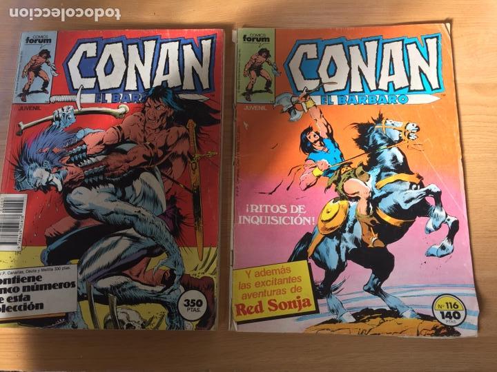C&oacute;mics: CONAN EL BARBARO-REY. LOTE 21 COMICS. - Foto 3