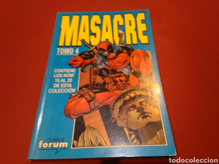 C&oacute;mics: MASACRE TOMO 4 EXCELENTE ESTADO 15 AL 20 COMICS FORUM RETAPADO - Foto 1