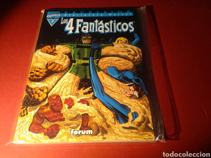 C&oacute;mics: LOS FANTASTICOS 7 BIBLIOTECA MARVEL EXCELENTE ESTADO FORUM - Foto 1