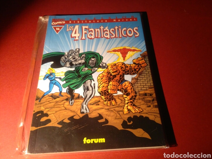 C&oacute;mics: LOS FANTASTICOS 16 BIBLIOTECA MARVEL EXCELENTE ESTADO FORUM - Foto 1