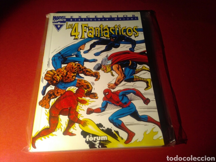 C&oacute;mics: LOS FANTASTICOS 9 BIBLIOTECA MARVEL EXCELENTE ESTADO FORUM - Foto 1