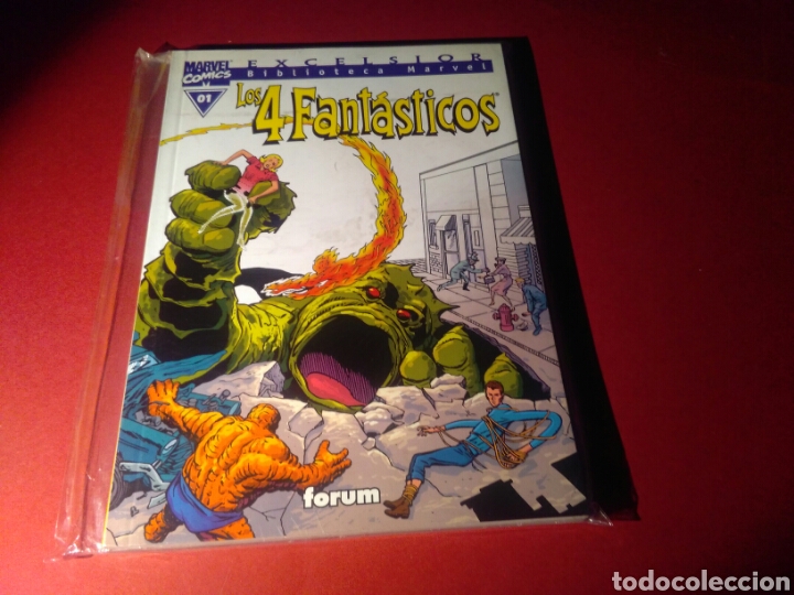 C&oacute;mics: LOS FANTASTICOS 1 BIBLIOTECA MARVEL EXCELENTE ESTADO FORUM - Foto 1