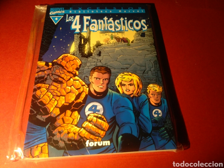 C&oacute;mics: LOS FANTASTICOS 4 BIBLIOTECA MARVEL EXCELENTE ESTADO FORUM - Foto 1